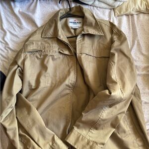 Anchor Blue Men's Light Brown Shirt Jacket